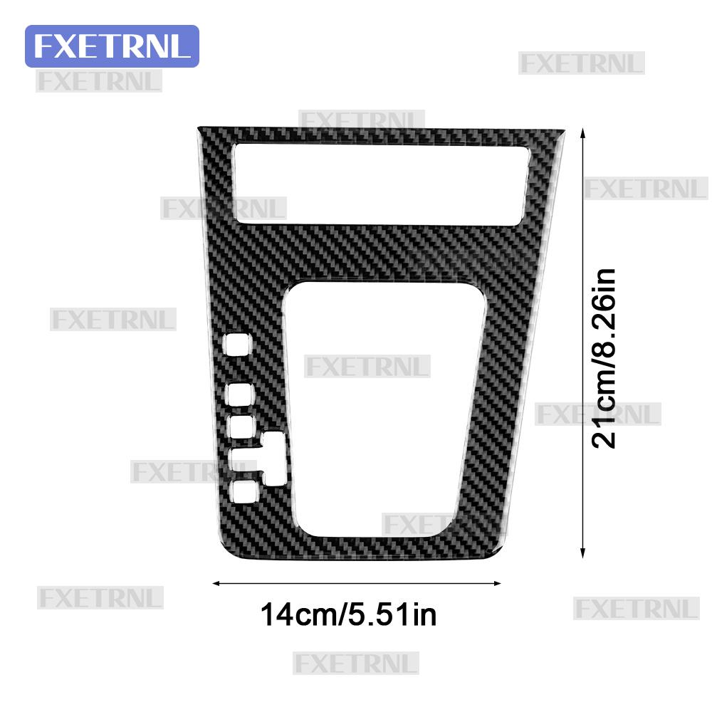 Soft Carbon Fiber for Skoda Octavia MK3 5E 2015 2016 2017 2018 2019 2020 Automatic Gear Shift Frame Trim Interior Accessories