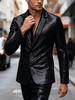 Mens Sequined Blazer Nightclub Party Performance Fashion Casual Suit Jacket