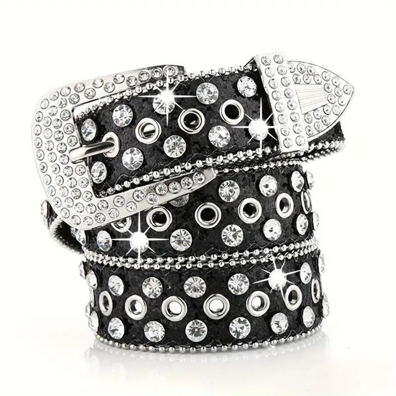 Punk style belt, trendy men's and women's jeans belt, high-end belt in stock.