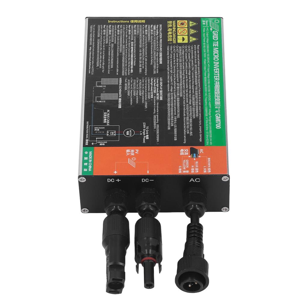 Solar Micro Inverter Power Grid Tie Microinverter MPPT Pure Sine Wave AC 120V for Control