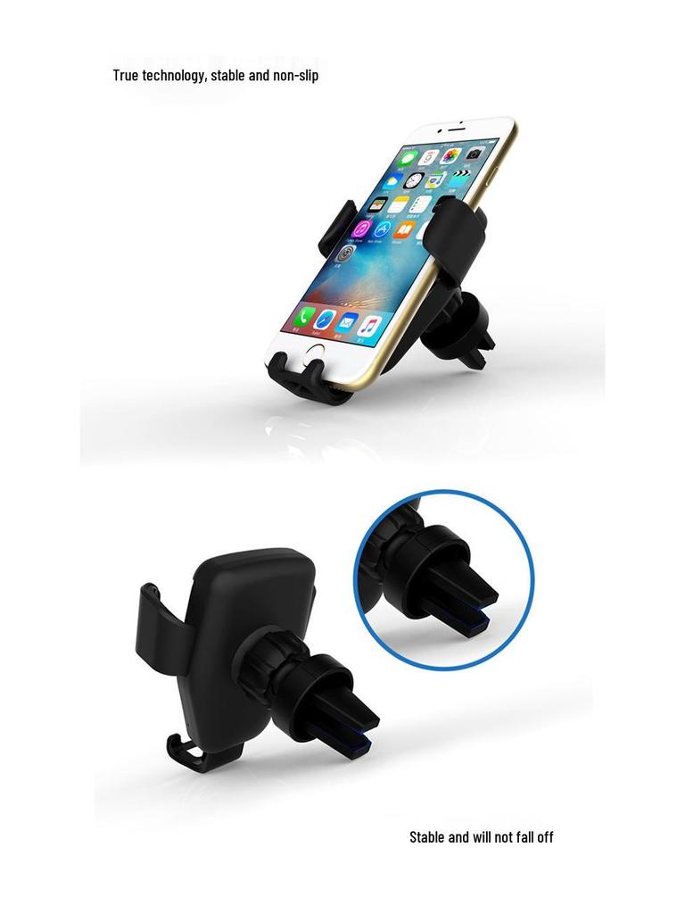 Automatic Gravity Wireless Car Charger & Phone Holder with Air Vent Mount, 10W/15W Fast Charging