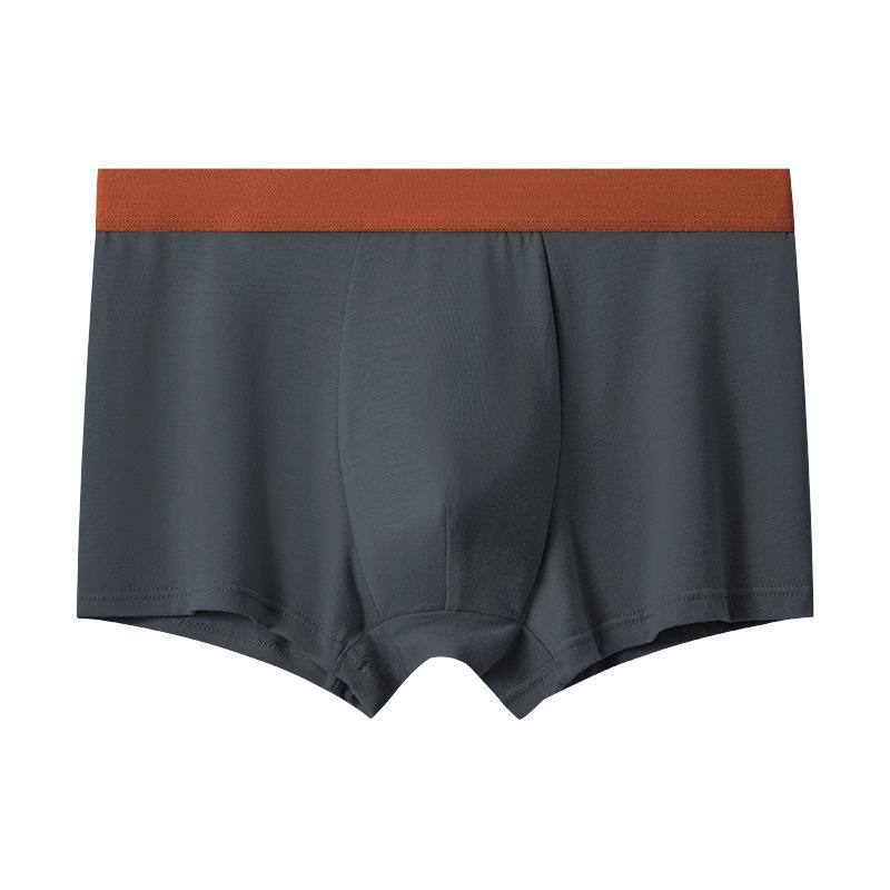 Large Size Men Spring and Summer Simple Comfortable Breathable Flat Angle Underwear