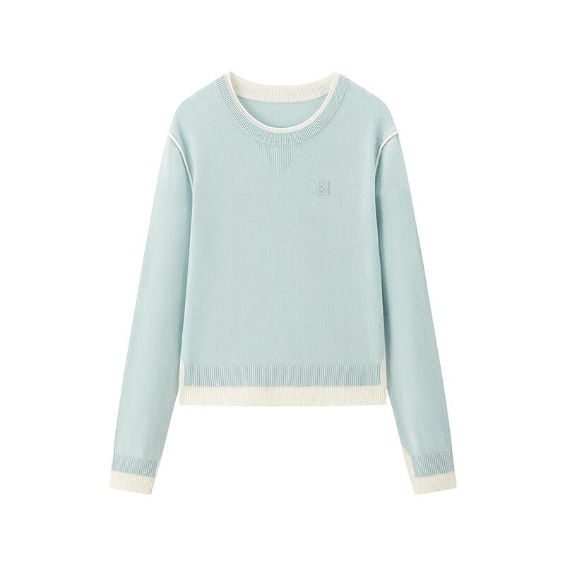 Ledin Women's 100% Wool Round Neck Sweater