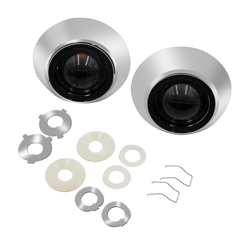 2.5" WST HID Bi-Xenon Projector Lens Headlight Kit for Cars & Motorcycles - High Brightness, Non-Destructive Refit.