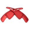 Par aluminiumslegering paddle Shifter Extension for A3 8V A4 A5 B9 B9.5 A7 Q3 Q5 2017+(rød )