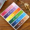 1PC Kids Non-Toxic Toys Colorful Inkpad Gradient Color Rubber Stamp Finger Print