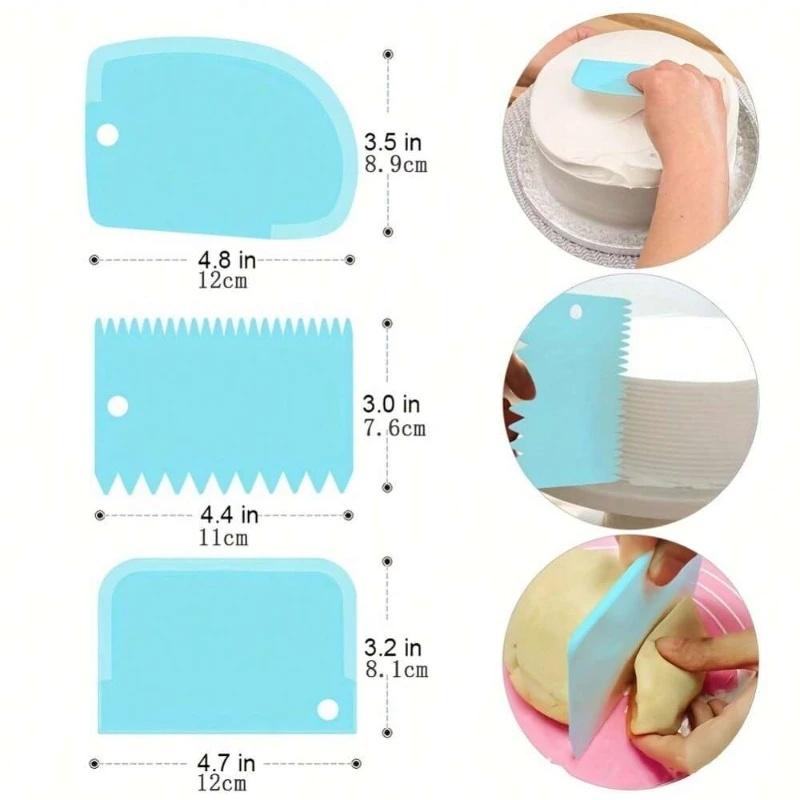Adjustable Kitchen Turning Sugar Leveling Device Cake Decorating Cake Spatula DIY Food Grade Plastic Cake Kitchen Pastry Tools