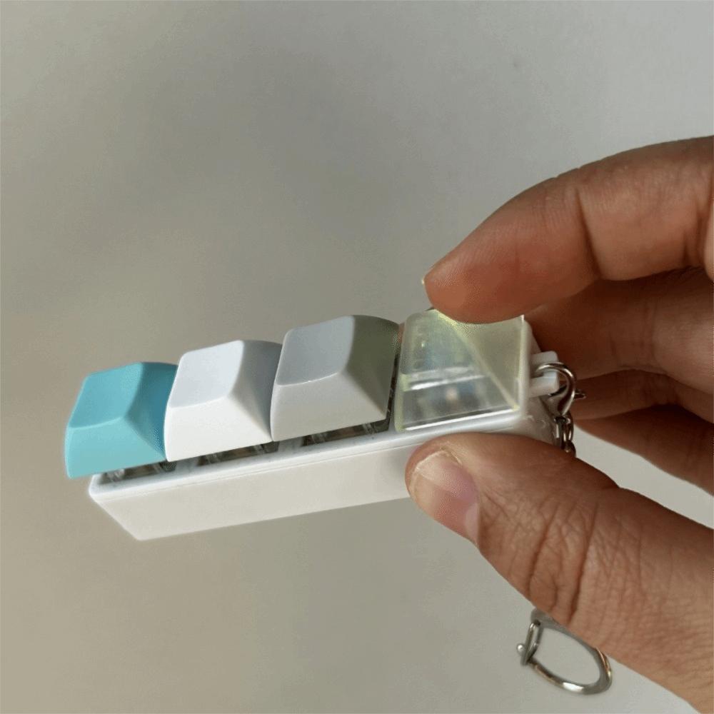 Breloc Fidget Tastatură DIY Capac Tastă Clicker Jucărie Nou Capac Tastatură Deget Adult