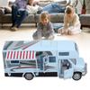1Celsius32 Kids RV Toy Sound Light Opening Doors Simulation Educational Alloy Motorhome Toy for Children