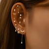 AIDE Coração Bola Redonda Hélice Plana Brinco Piercing Prata Esterlina 925 Tarraxas Geométricas Zircônia Exquisite Adorno Tarraxas Brincos