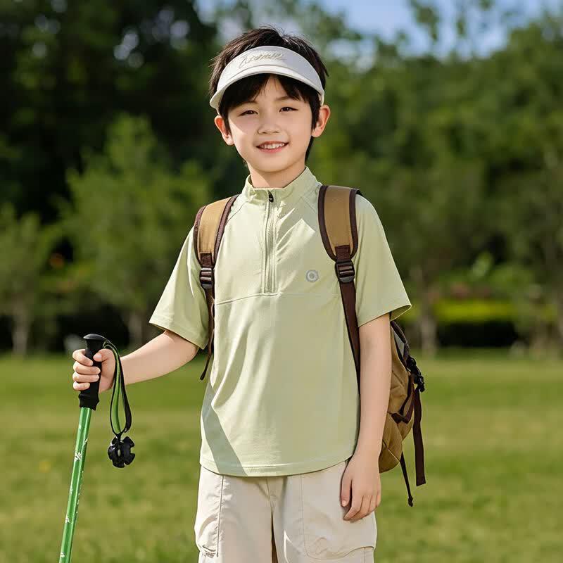 Moonkids Boys  Ice Silk Quick-Dry Summer Sportswear Set 160cm