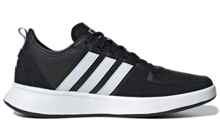 Adidas Court 80s Core Black Cloud White Purple Tint Women's FW9178