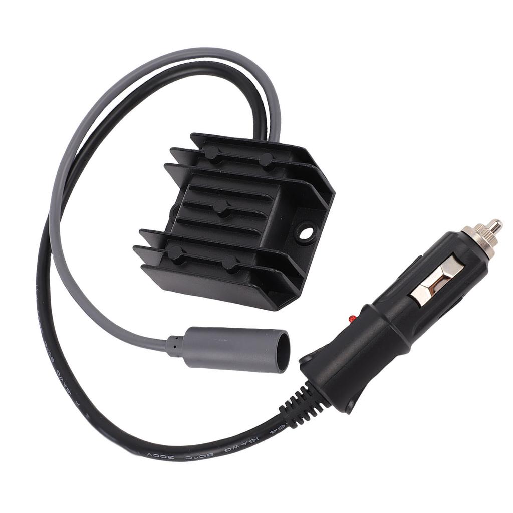 3.5A Satellite Car Power Adapter Step Up Converter Power Cable with Cigar Lighter Plug for RV Boat Trailer 16 AWG Cable