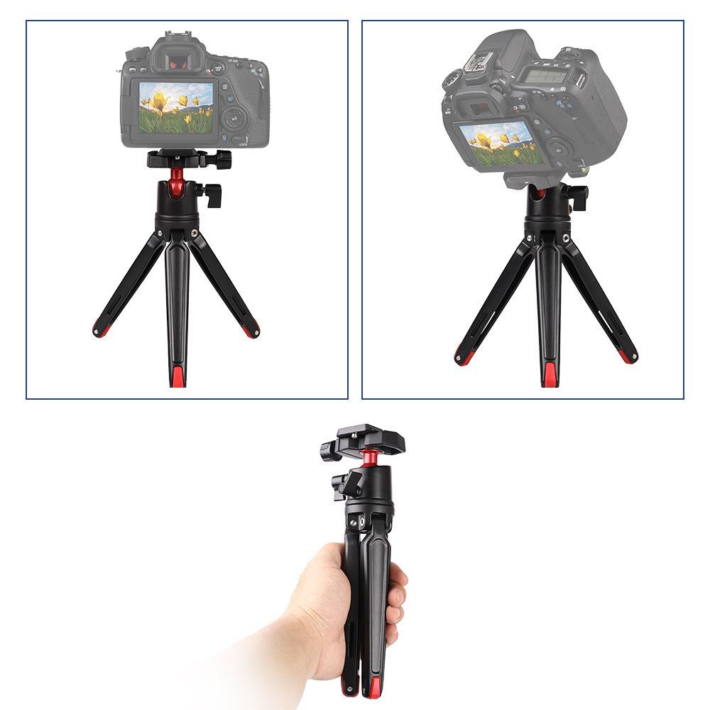 Universal Three-Jaw Portable Monopod Projector & Phone Stand with Fill Light.