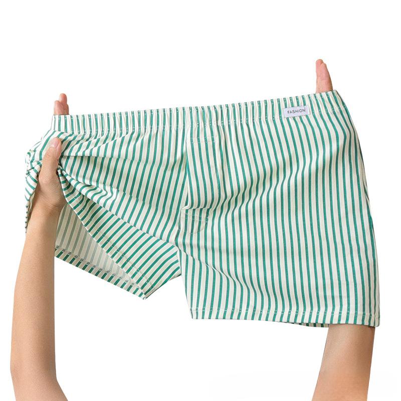 

Женские полосатые шорты-боксеры 2025 года, летние шорты с эластичной резинкой на талии, свободные шорты для мальчиков, милые шорты для сна, спортивные штаны L