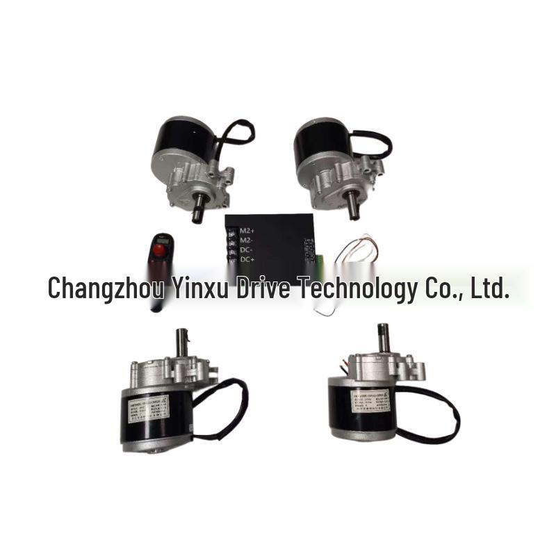 1000W Brushed Gear Motor Kit for Electric Cart/Lawn Mower with Wireless Remote Control