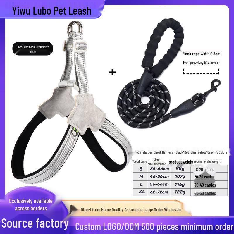 3D-Cartoon-Haustierweste und Leinen-Set für Hunde und Katzen – ausbruchsicheres Geschirr zum Spazierengehen