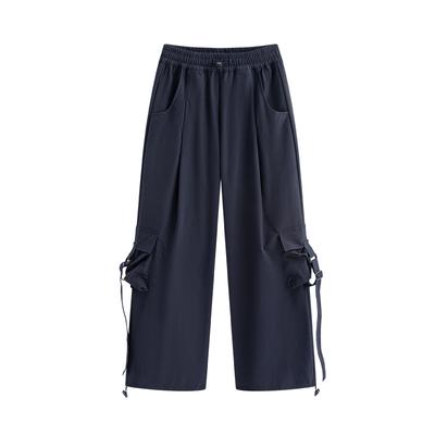 Summer New Loose Straight-leg Pants Sweatpants Design Sense of Thin Wide-leg Sweatpants
