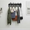 Metal Tree Wall Hook, 5-Branch Coat Rack, Forest Lodge Entryway Organizer, Nature Inspired Rustic Decor