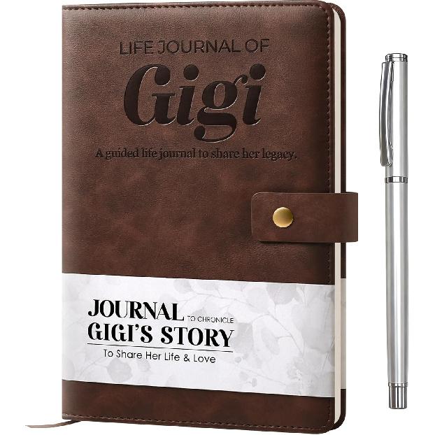 Dad I Want to Know Your Life Story Leather Journal (Hardcover) - Birthday Gifts for Dad - Guided Legacy Journal to Share His Life Story - Ideal Gifts