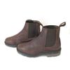 France OSLO Heavy Leather Side Gore Boots 40 25.0 Brown Minimal Heel Wear(USED)