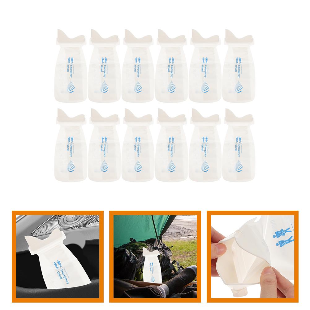 

12 шт. автомобильных мочеприемников, держатели для мочеиспускания, портативные мочеприемники, мешочки для сбора мочи, женский мочеприемник, дорожные мочеприемники для мужчин и женщин