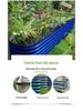 Galvanized Metal Planter Box: Customizable Garden Frame for Vegetables, Flowers, and Seedlings
