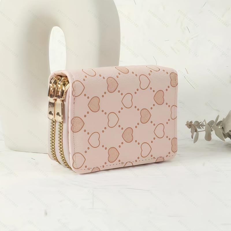 Lady Wallet - Multi-Card Slots  Zippered Coin Pocket Compact Purse Organizer Strong Strong Strong Strong Strong