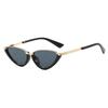 New Fashion Personalized Triangle Cat Eye Women's Sunglasses Outdoor Neutral Street Photography UV400 Sunscreen Glasses