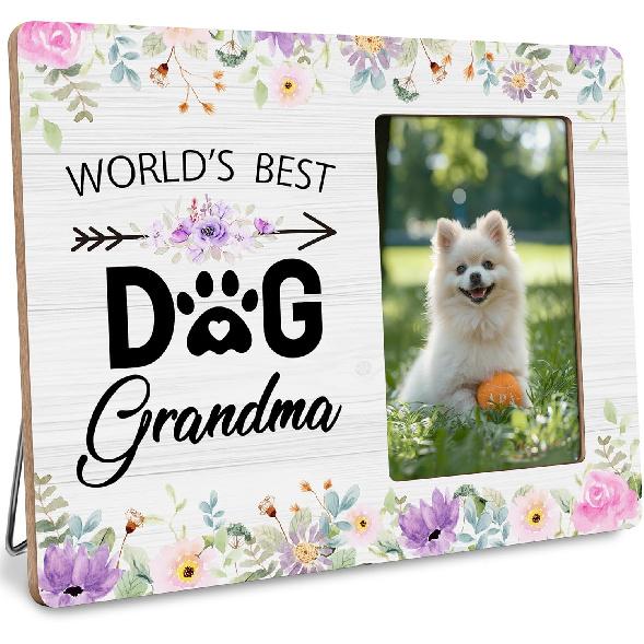 Pet Memorial Gifts for Dogs Remembrance Picture Frame, Loss of Dog Sympathy Gift, My Hardest Goodbye Frames Fits 4x6 Photo