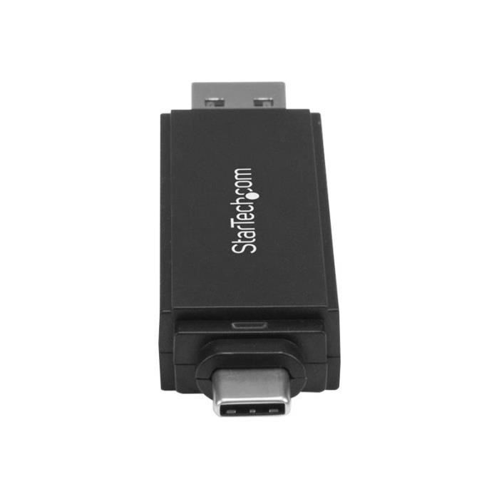 Čtečka karet SD microSD STARTECH - USB 3.0 5 Gb/s - USB C USB A - Černá