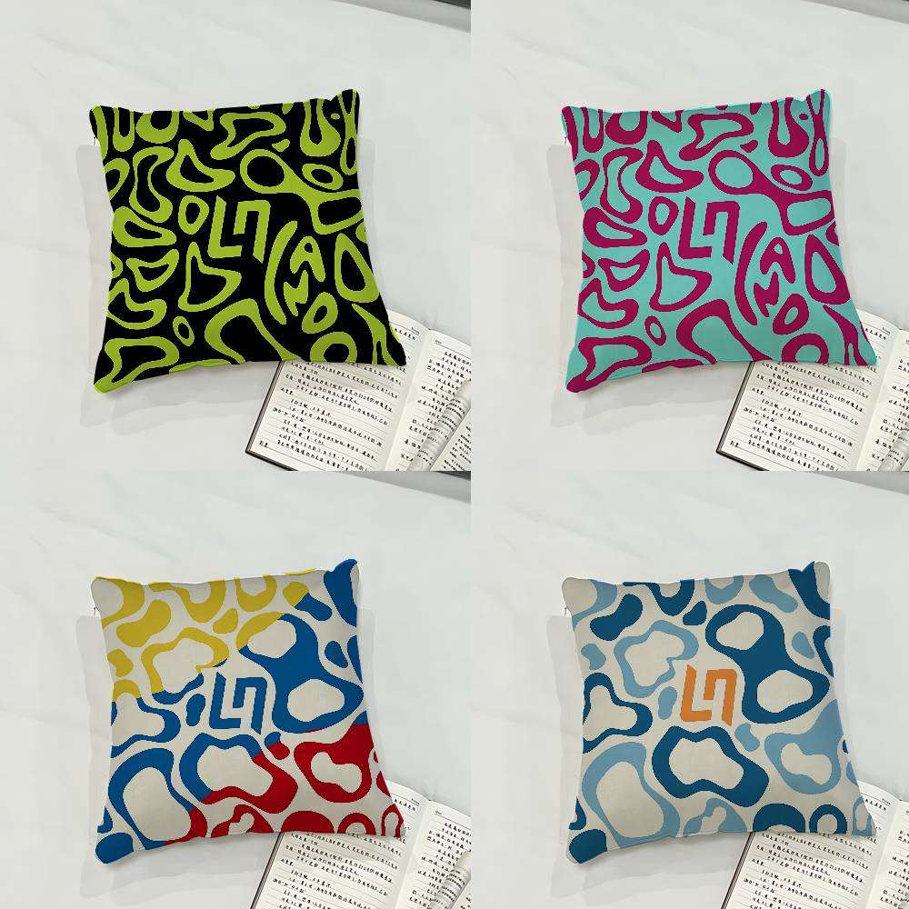 LLandos NNorris Helmet Pattern Case Plush Fabric Soft Pillowcase Double Sided Print Cushion Cover Household Gifts