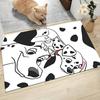 Dalmatian Dogs Art Carpet Rug Soft Washable Anti Slip Home Living Room Sofa Mats Personalized Christmas Rug