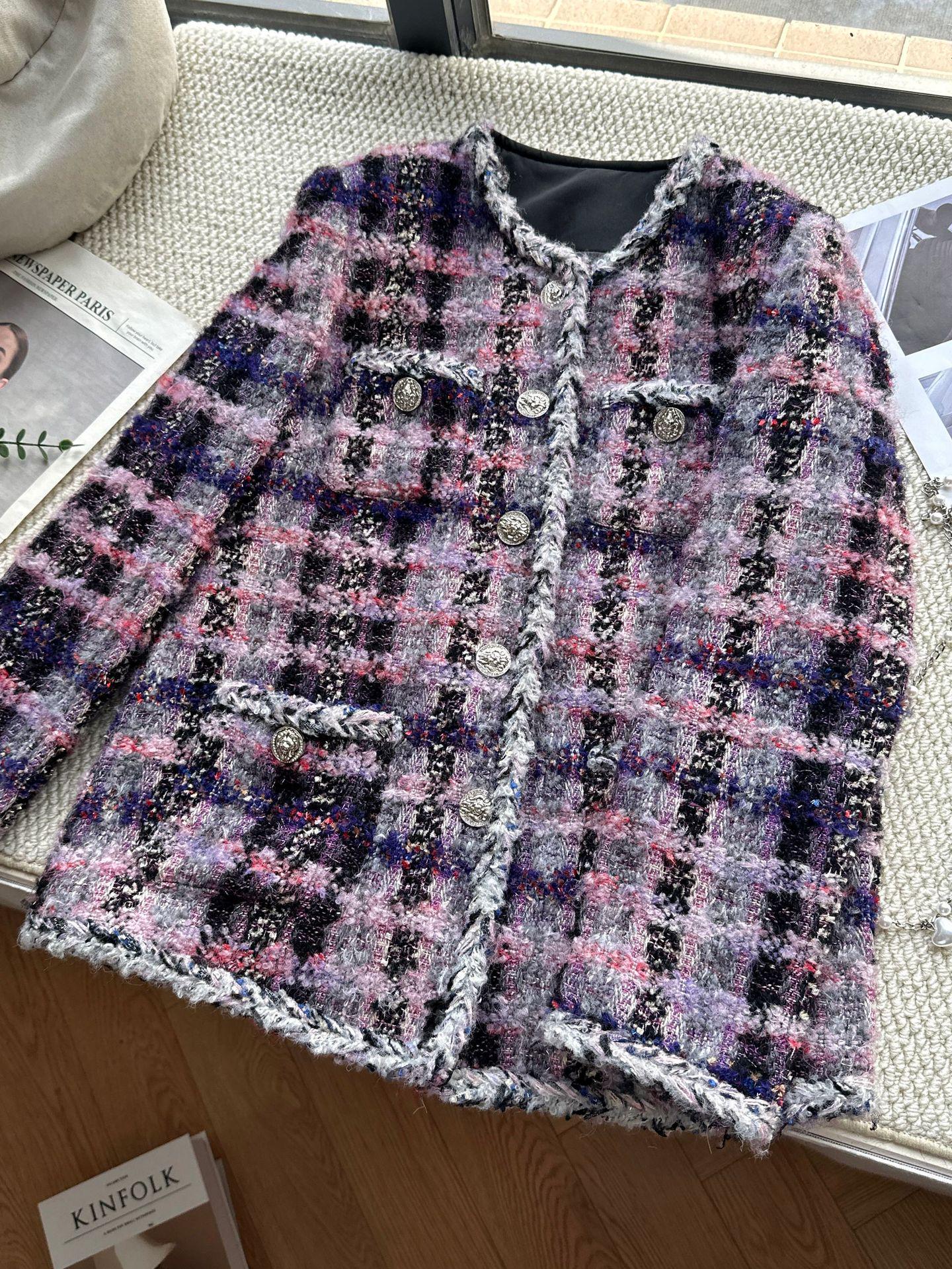 

Мечтательный Париж: Роскошное вязаное зимнее пальто с белым утиным пухом (A780) - Дизайнерское издание для тяжелой промышленности Medium