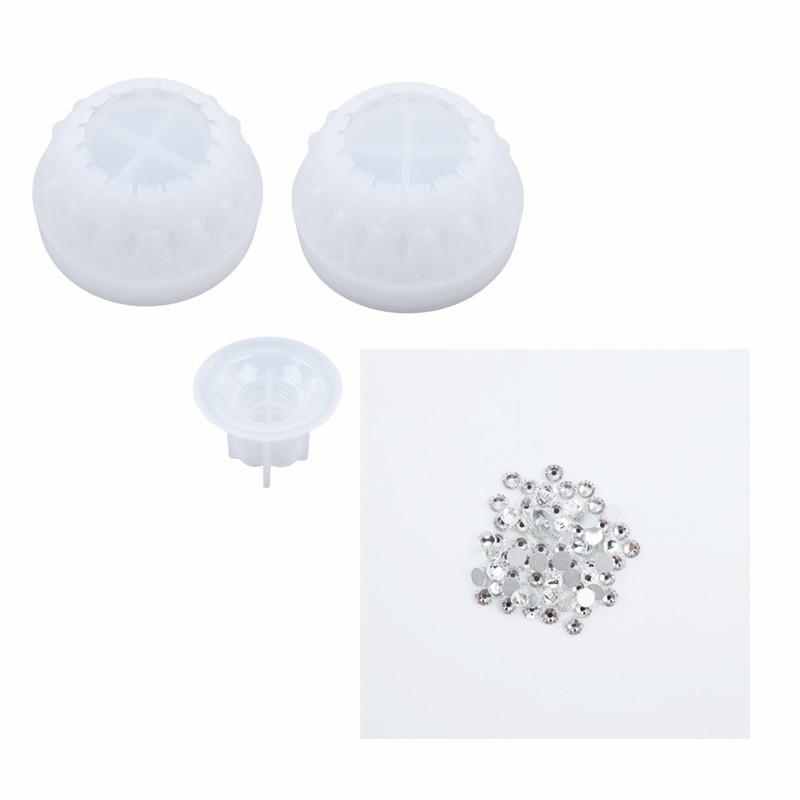 Egg Shape Resin Mold Crystal Epoxy Silicone for Jewelry Making And Home Decor DIY Casting Mould Storage Case