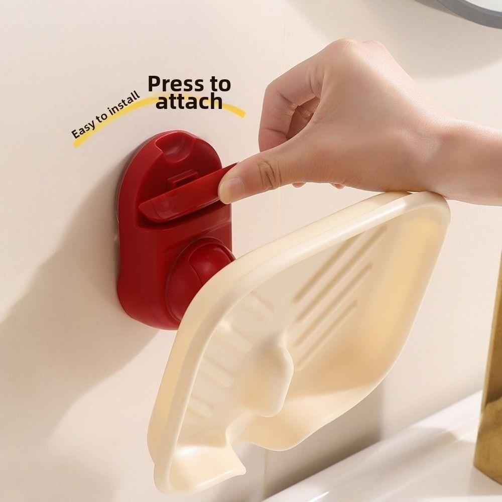 Adjustable Angle Flexible Angle Soap Rack Suction Cup Self Draining Soap Holder Soap Rack Shower