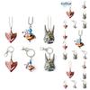Genshin Impact Porte-clés Collier en alliage Tartaglia Xiao Accessoire Cosplay