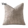 Invisible Zipper Pillow Case Weave Texture Cushion Case, Chenille Throw Cover, Solid Color Cover Durable Decorative Covers with for Living Room