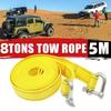 Car Tow Rope Durable Emergency Rescue Off-Road Vehicles Motorcycles Tow Rope 5 Meter Universal For Various Transportation