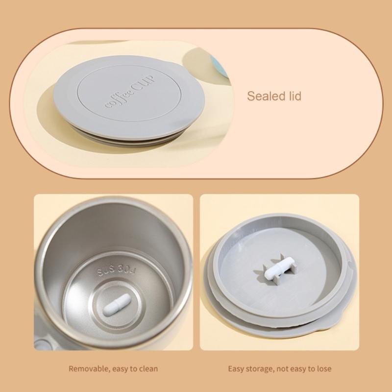 Automatic Stirring Coffee Mug Stainless Steel Electric Mixing Cup Rechargeable Rotating Magnetic Beverage Mixer