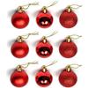 Pack of 24 Christmas Tree Decoration Balls Ornaments Hanging Props Xmas Tree Décor Accessories - Christmas Decorations Items for Home Decor Office