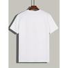 M und Spiegelung Grafikdruck, Herren Novel Grafikdesign T-Shirt, Lässige Bequeme T-Shirts Für Den Sommer, Herrenbekleidung Oberteile Für Tägliche Aktivitäten