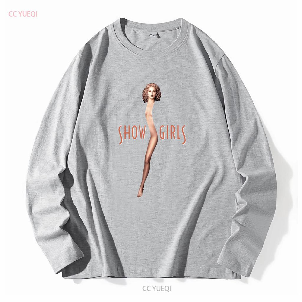 Showgirls Classic 90's 1995 Movie Retro T Shirt New Long or Short Sleeves Vintage Washed Soft Breathable Fashion Homme
