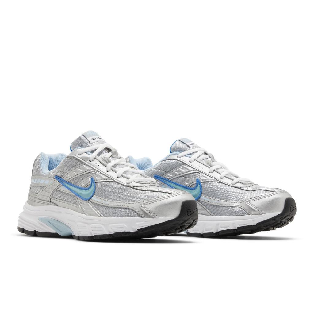 Nike Womens Initiator 'Metallic Silver Ice Blue' (women's sizes) Metallic Silver / Ice Blue / White Running Shoes 394053 001