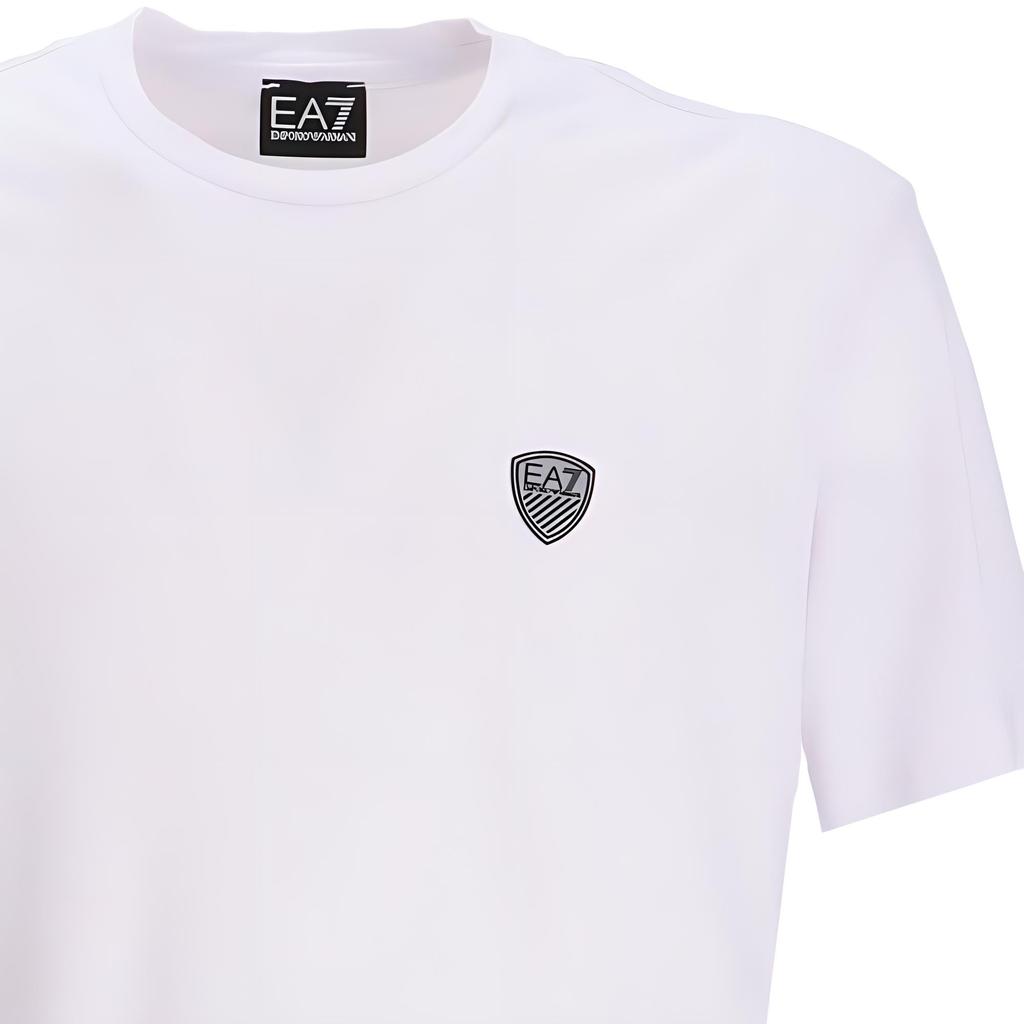 Emporio Armani EA7 Logo Plain Crew Neck Short Sleeve T-Shirt Men tops 8NPT16-PJRGZ-1100