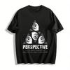 All-Seeing Eyes Print Trendy Cool Casual Crew Neck Short Sleeve Top Pure Cotton T-shirt