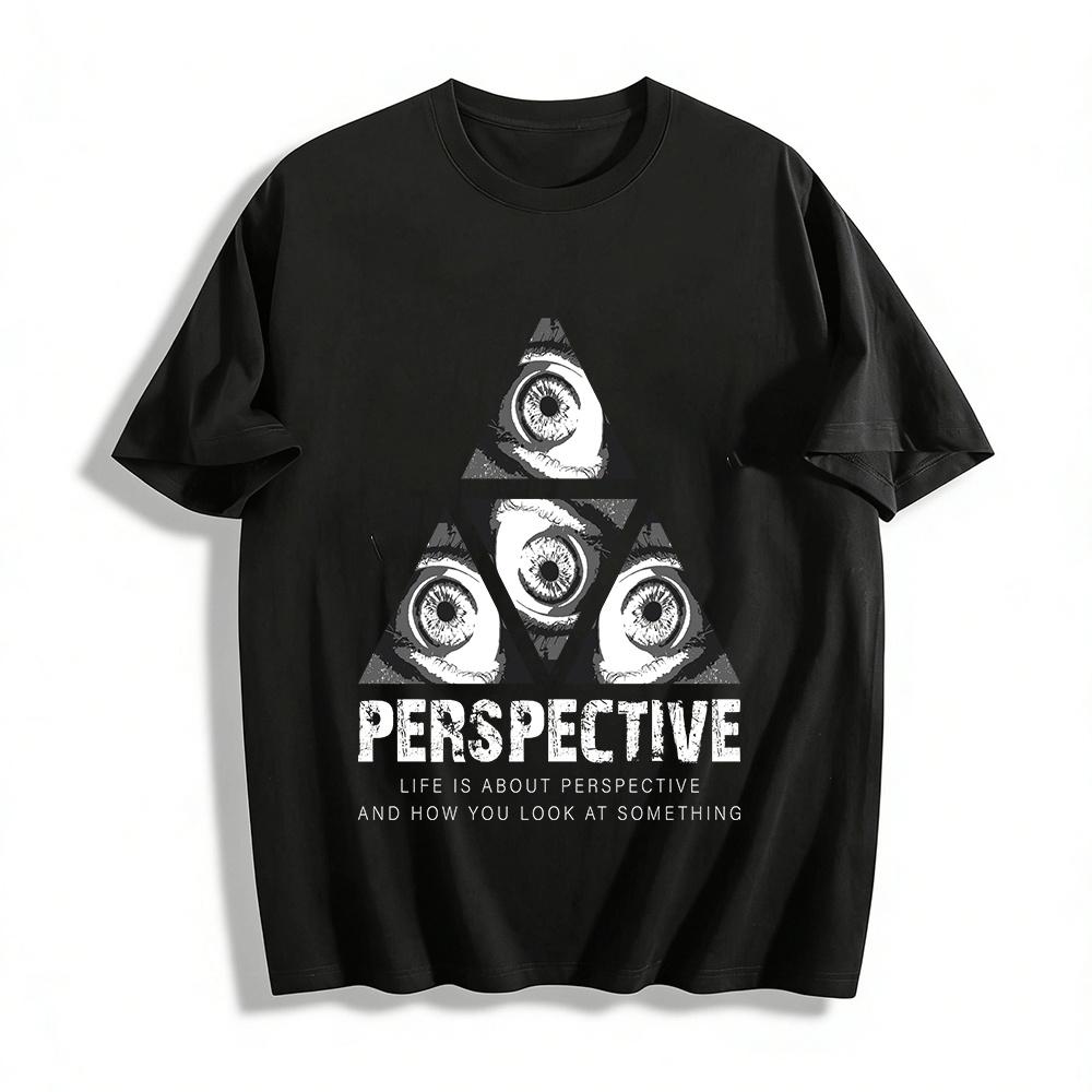 All-Seeing Eyes Print Trendy Cool Casual Crew Neck Short Sleeve Top Pure cotton T-shirt XXS