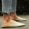 Fashion Woman Mules Shoes Outdoor Women Slippers Female Square Toe Shallow Low-heel Casual Shoes Comfortable Slippers Slides 2025 New
