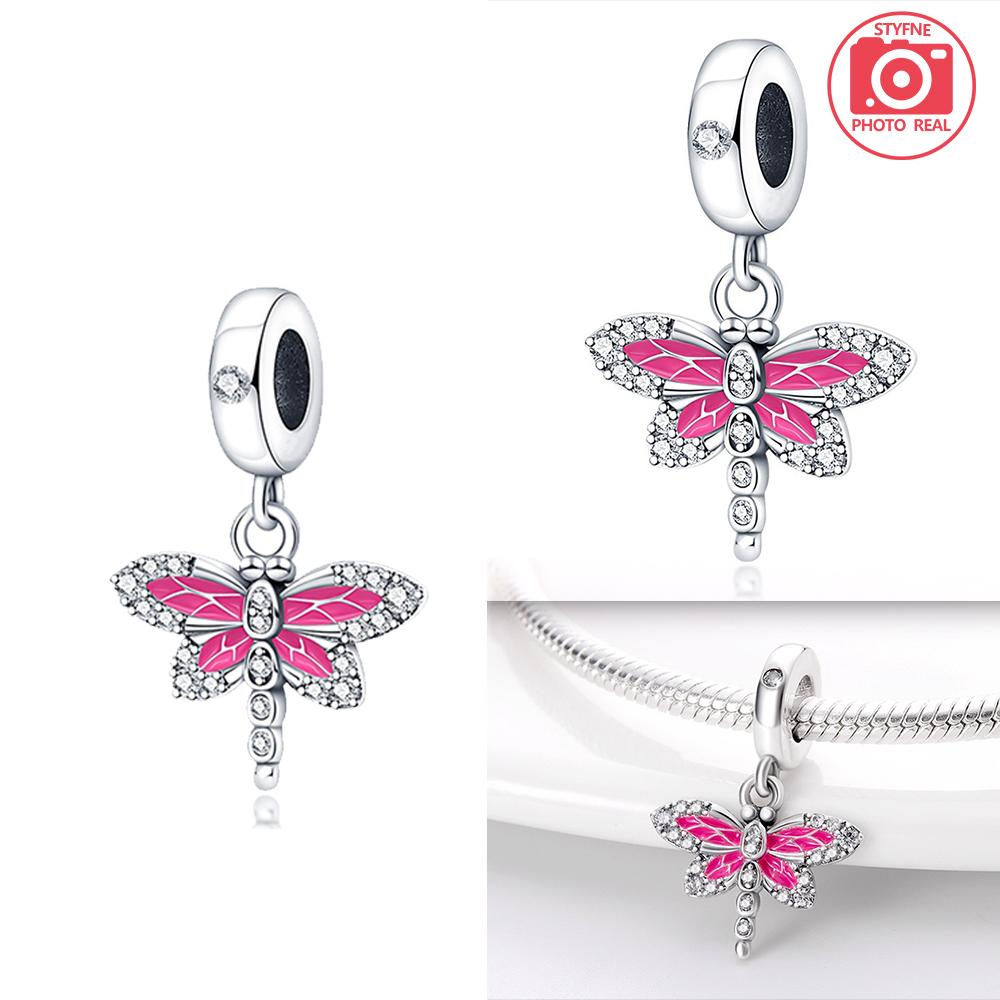 Gradient Dragonfly Pendant Copper Colors For Charms Copper Colors Original Bracelet For Jewelry Making