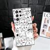 Cute B-Boykisser Catoon Soft Phone Case for Samsung Galaxy S26 S25 Edge S24 Ultra S23 Plus S22 S21 FE S20 Black Cover Back Shell
